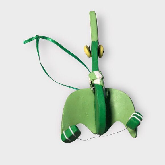 Flying Pterodactyl Green Rubber? Dinosaur Ornament - Picture 4 of 6